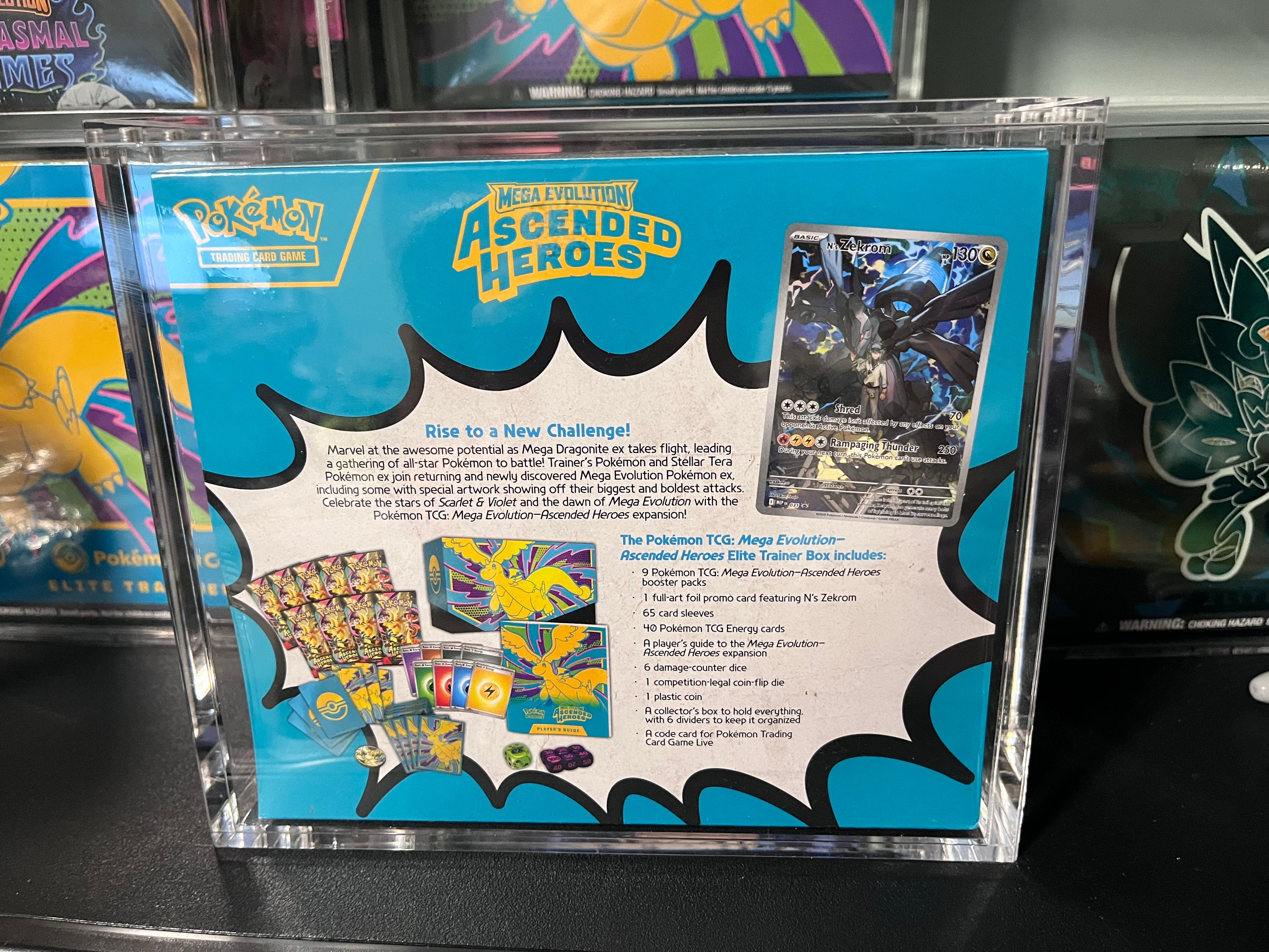 Pokémon Elite Trainer Box Acrylic Case