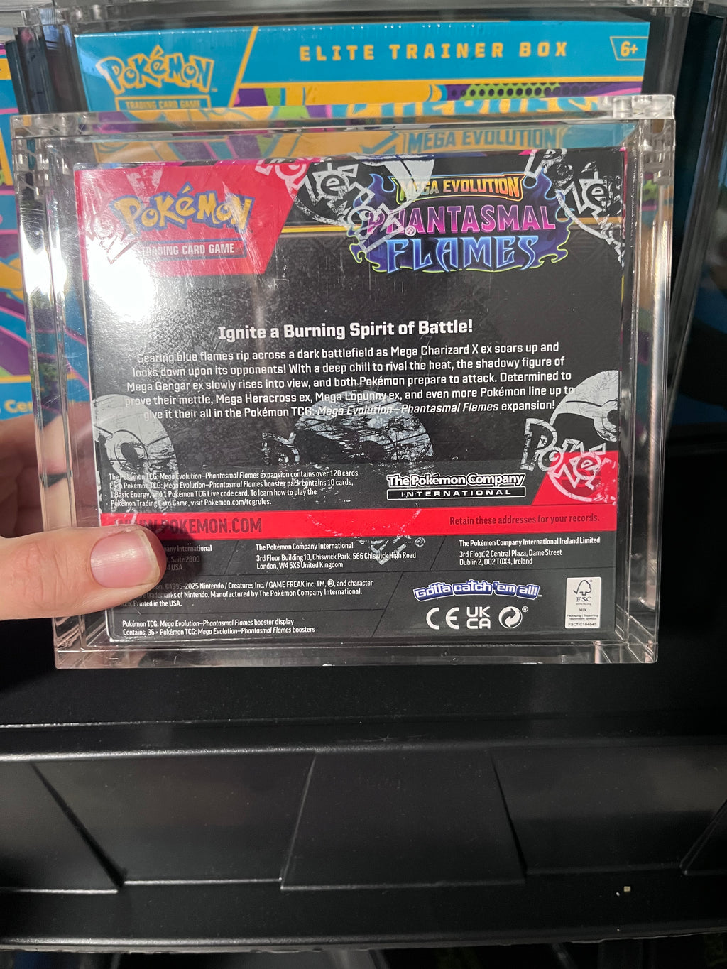 Pokémon Booster Box Acrylic Case